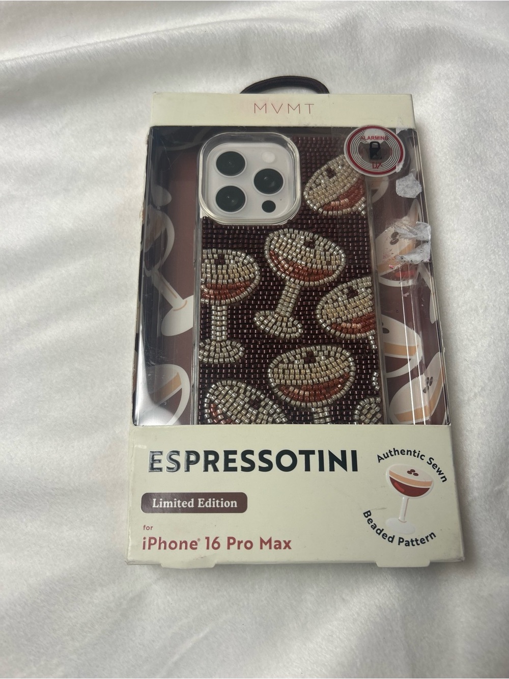 MVMT Espressotini Beaded iPhone 16 Pro Max Case Limited Edition NIB - Picture 2 of 3